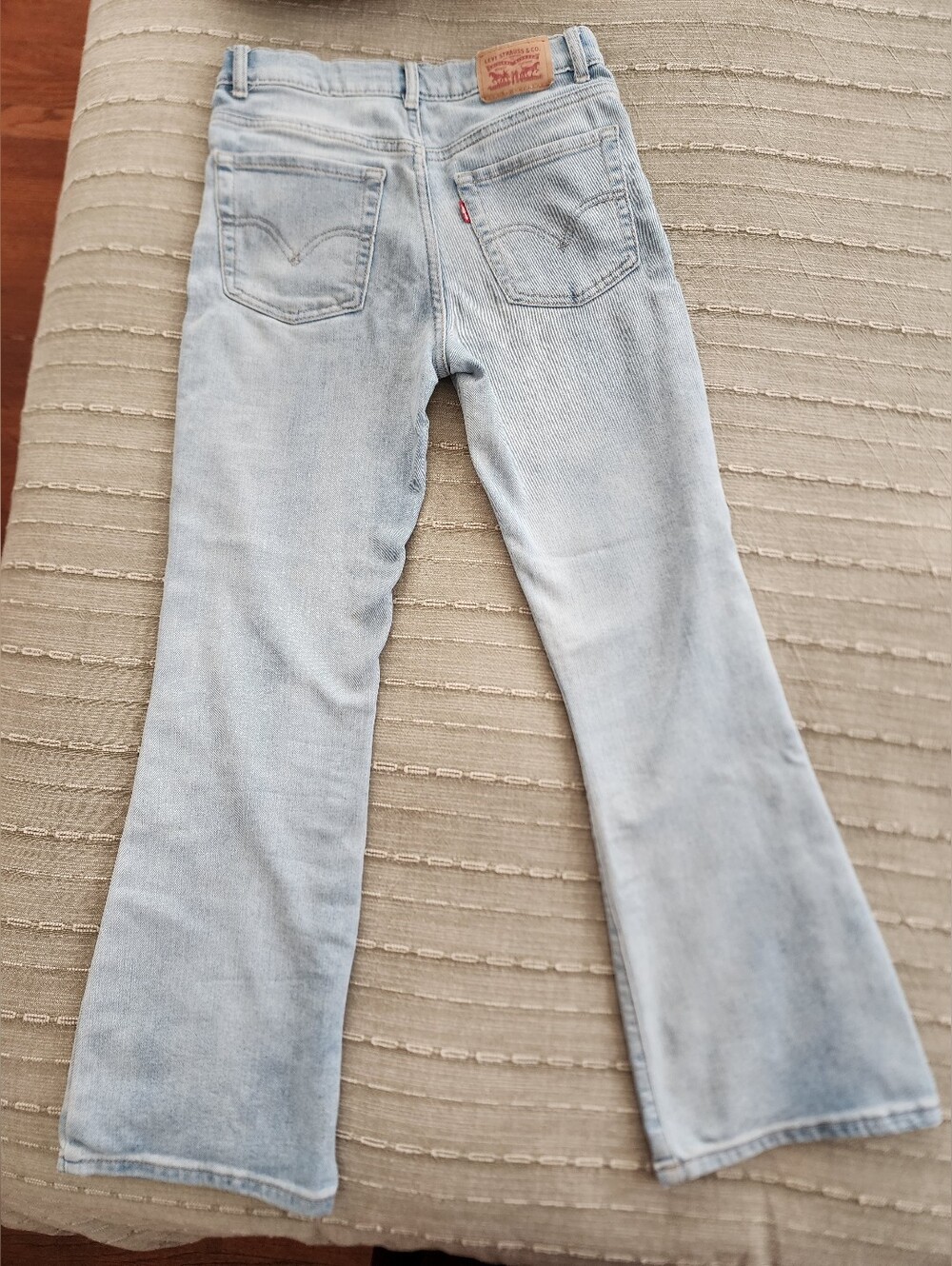 Levi's Light Wash Girl's Flared Jeans